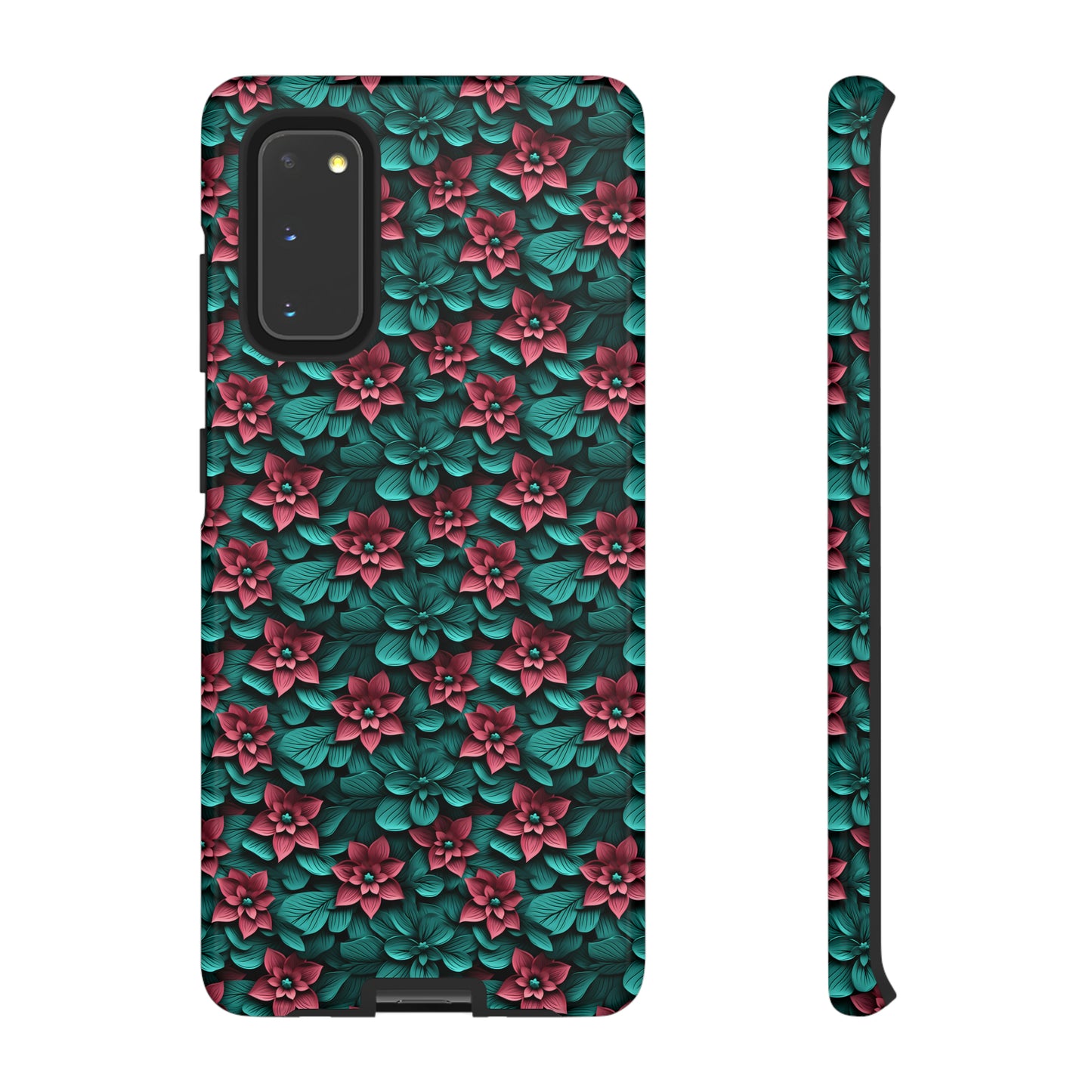 3D flowers Tough Cases