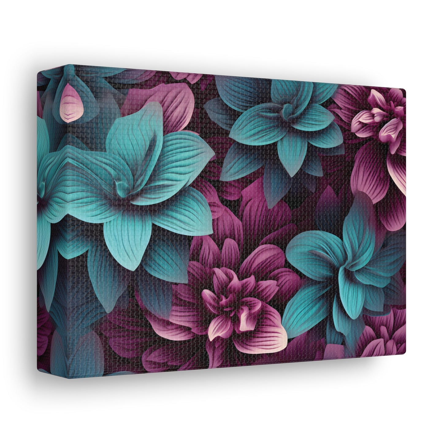 3D Flowers Gallery Wraps