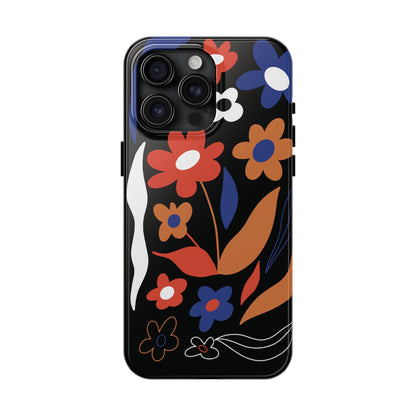 Phone Case, Floral Design, Protective Case, Cover, Strong, Durable, Custom Shell
