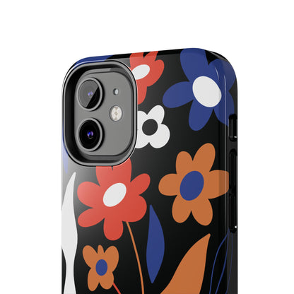 Phone Case, Floral Design, Protective Case, Cover, Strong, Durable, Custom Shell