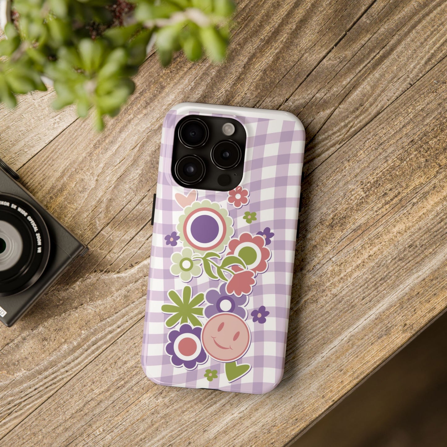 Phone Case, Floral Design, Protective Case, Cover, Strong, Durable, Custom Shell