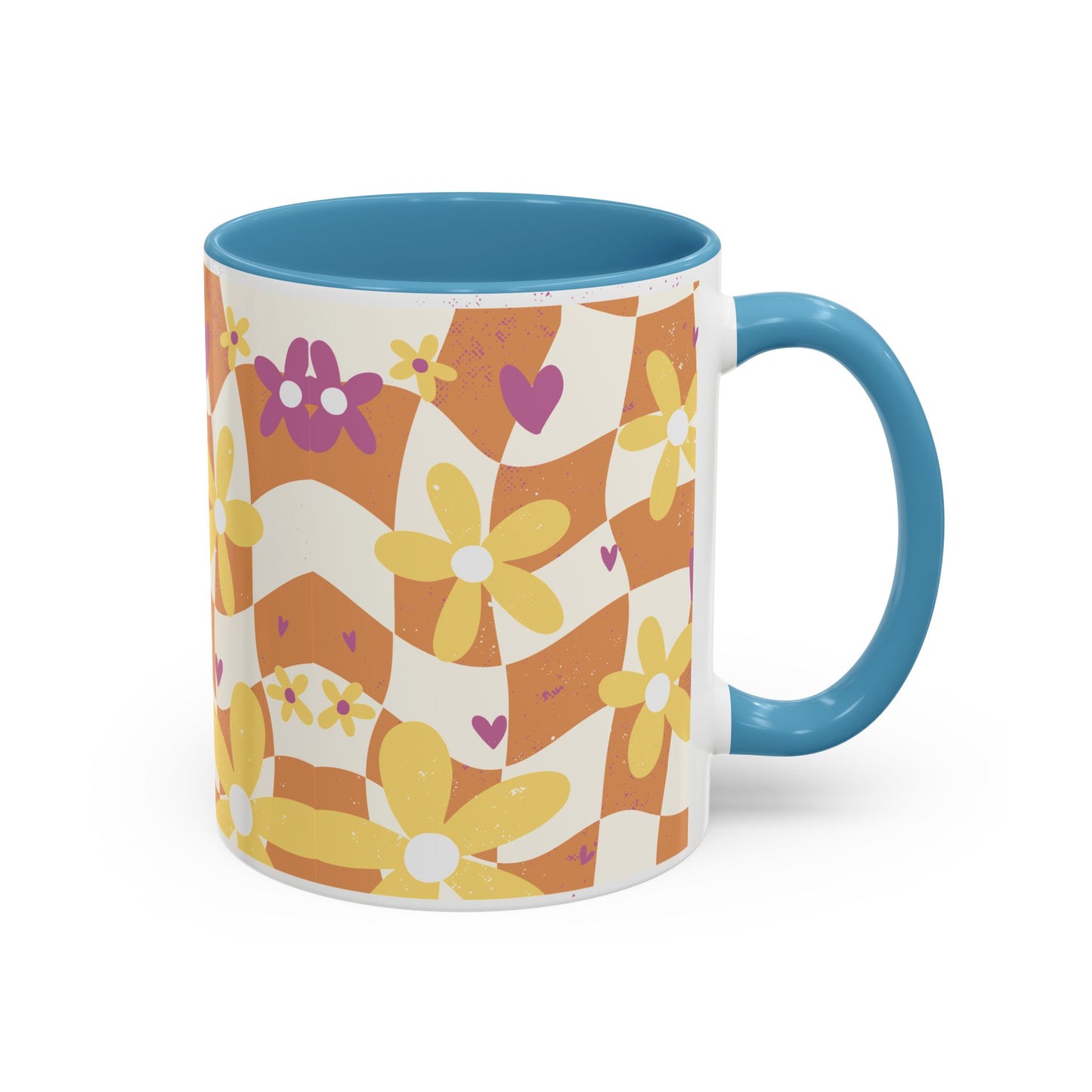 Floral Accent Coffee Mug