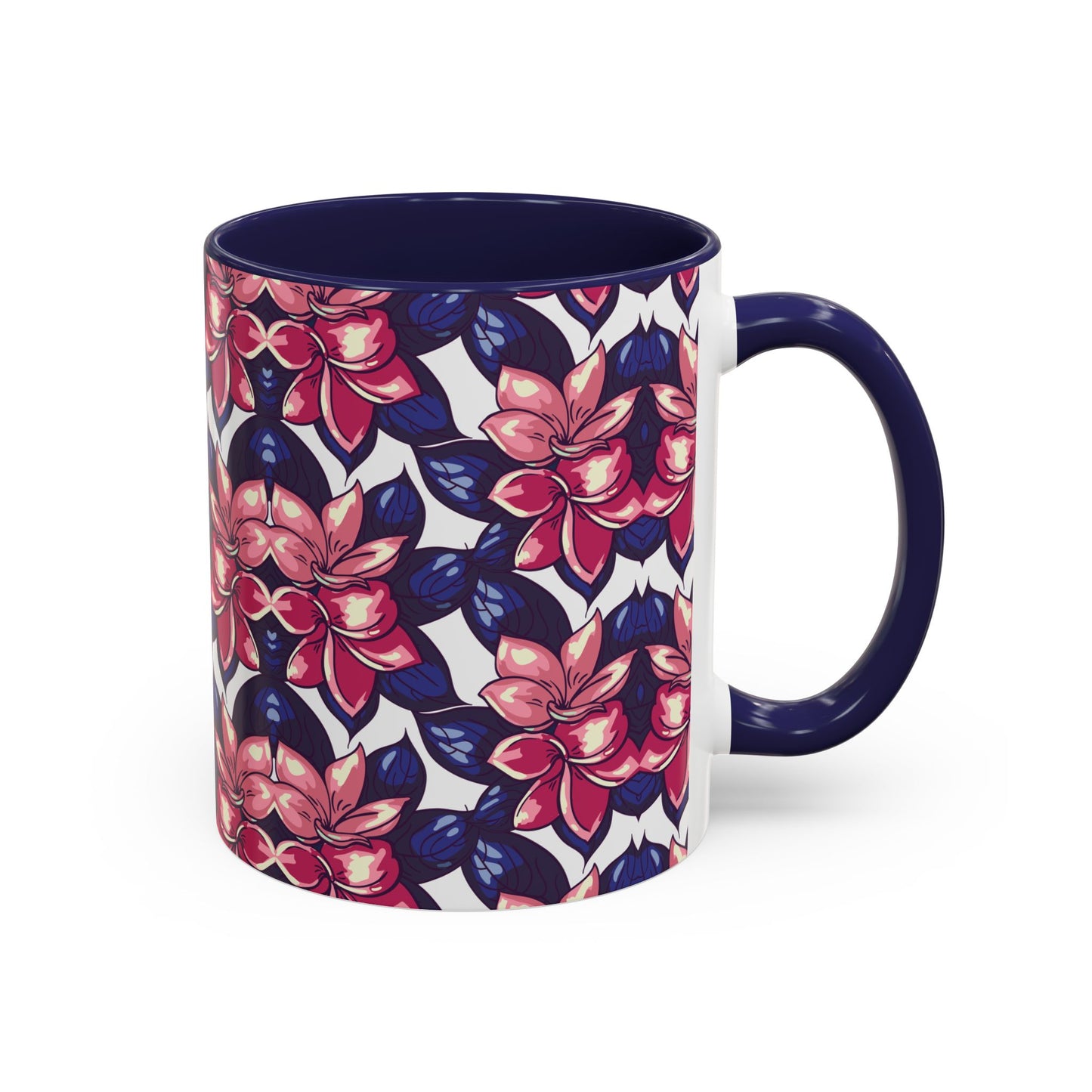 Floral Accent Coffee Mug