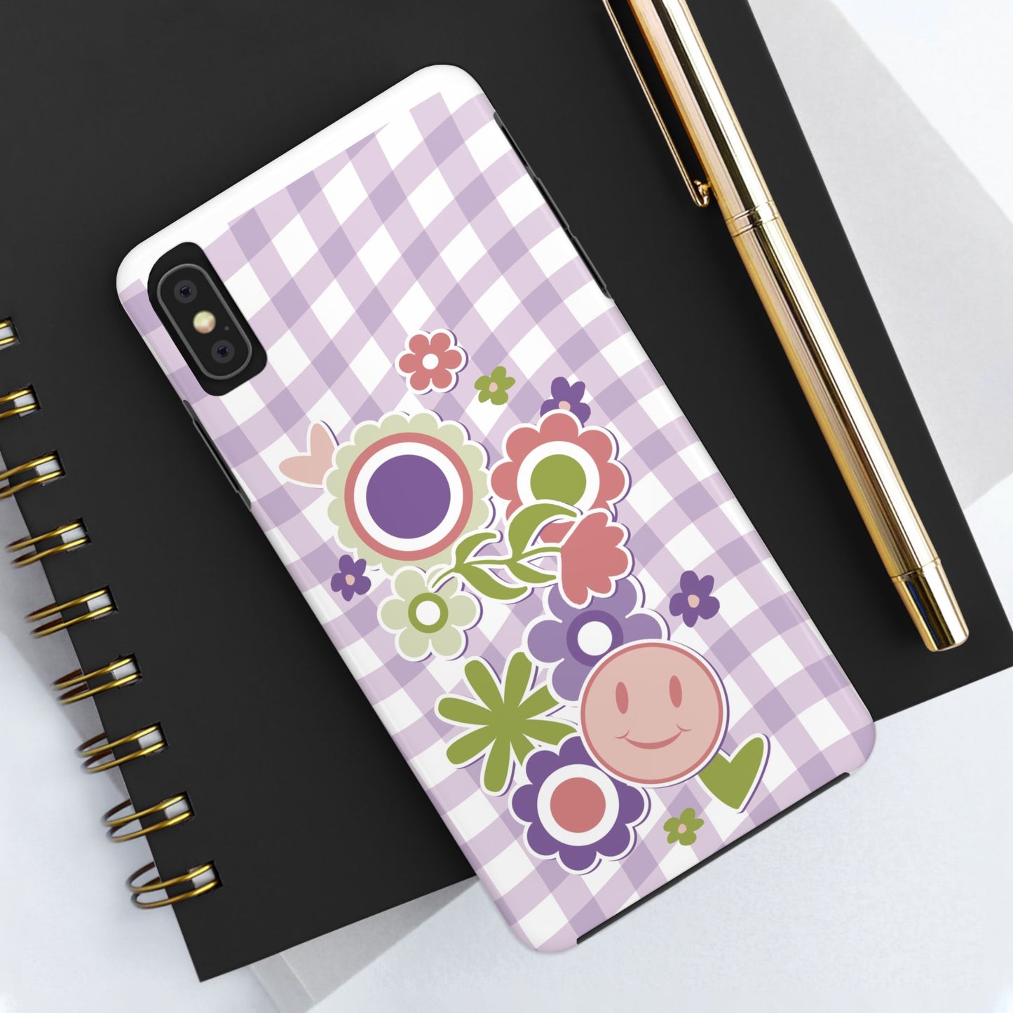 Phone Case, Floral Design, Protective Case, Cover, Strong, Durable, Custom Shell