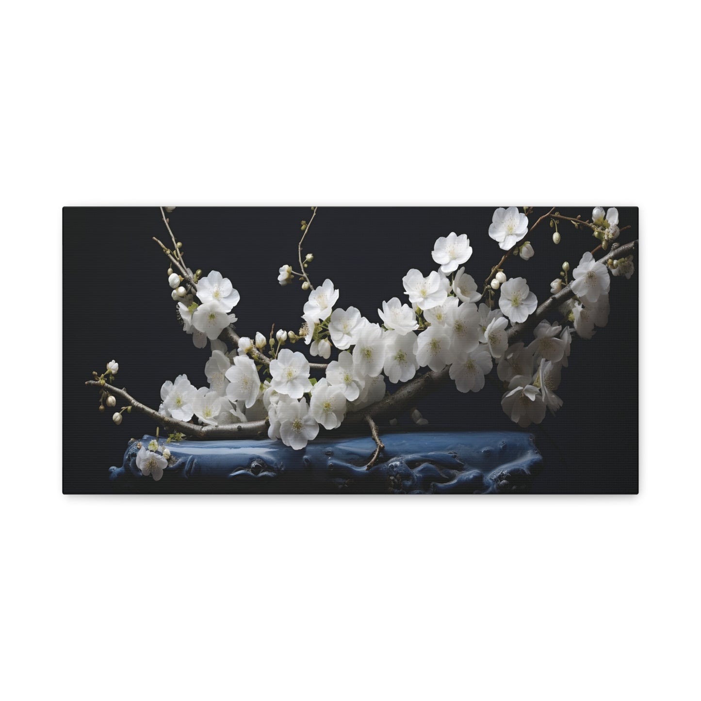 Wooden Branch of flowers Canvas Gallery Wraps