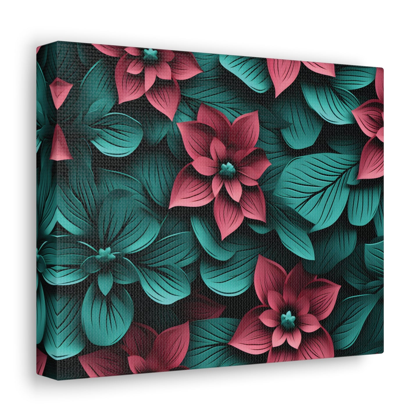 3D Flowers Gallery Wraps