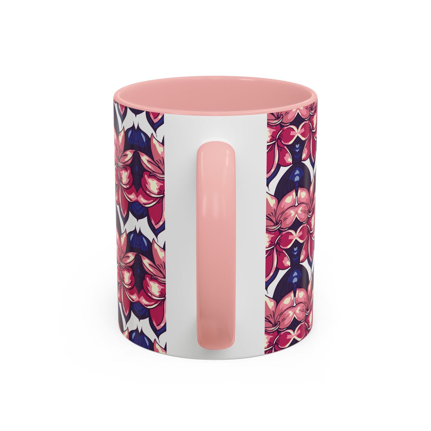 Floral Accent Coffee Mug