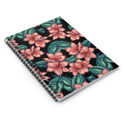 Floral Design Spiral Note Book