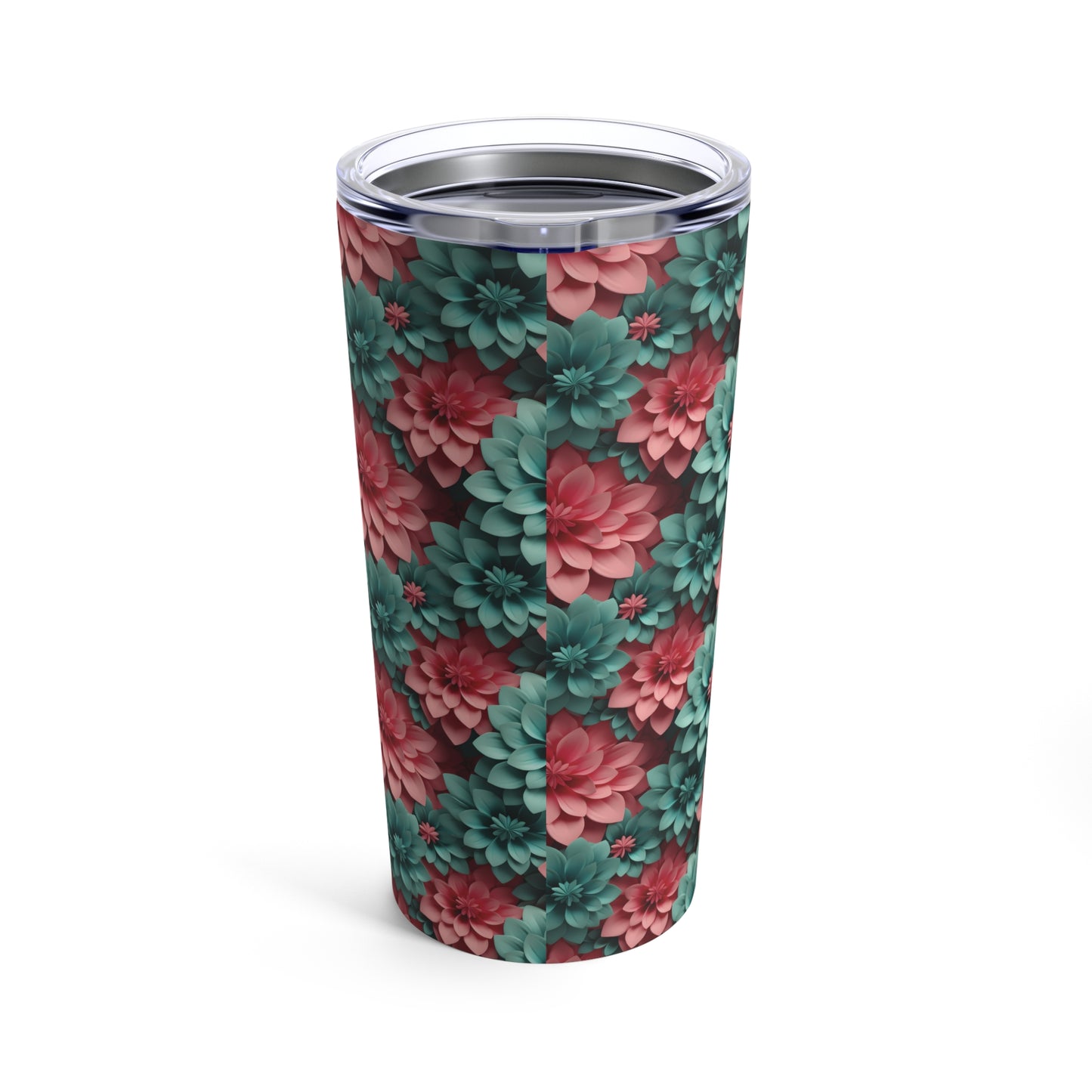 3D Flowers tumbler 20oz