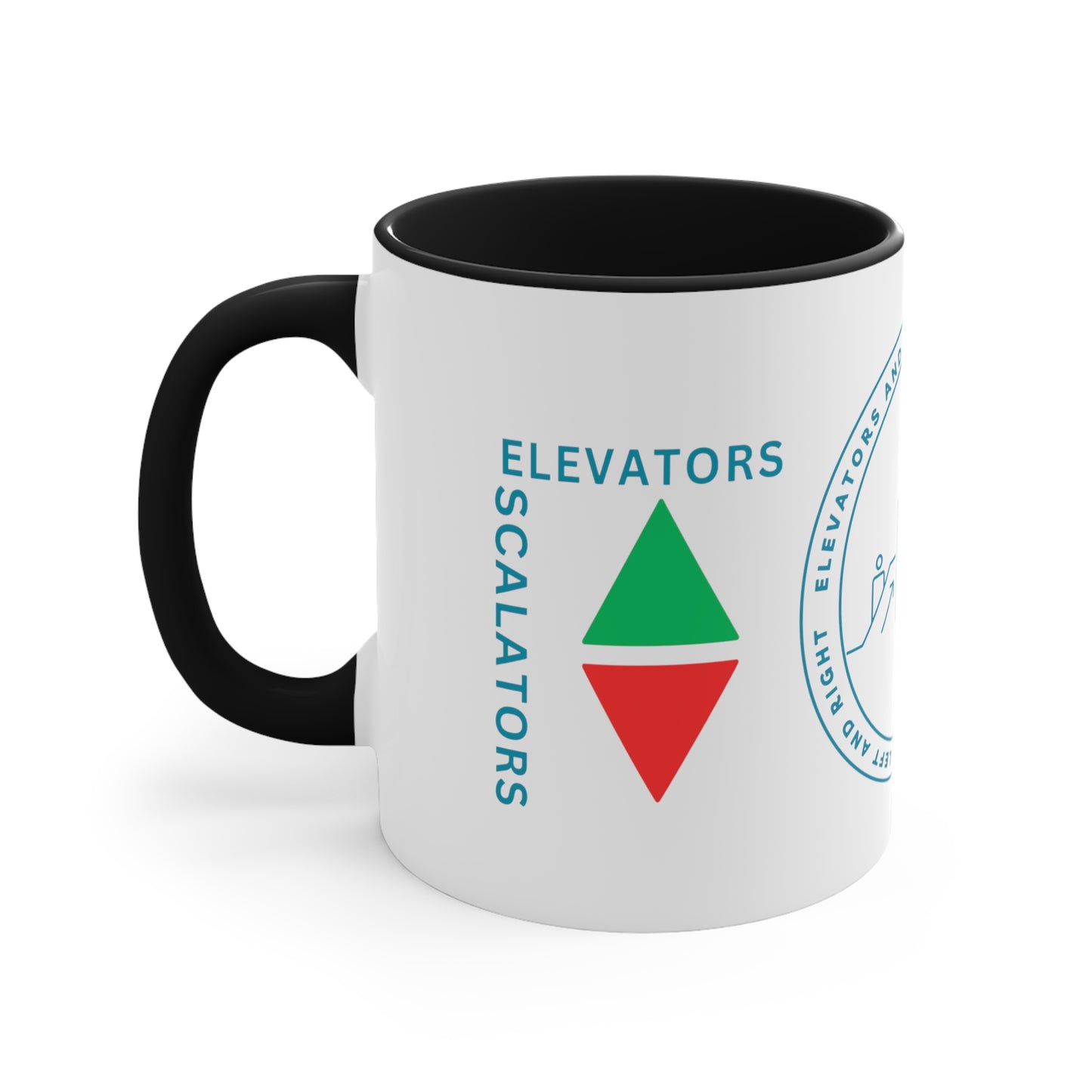 Elevators and Escalators Coffee Mug, 11oz