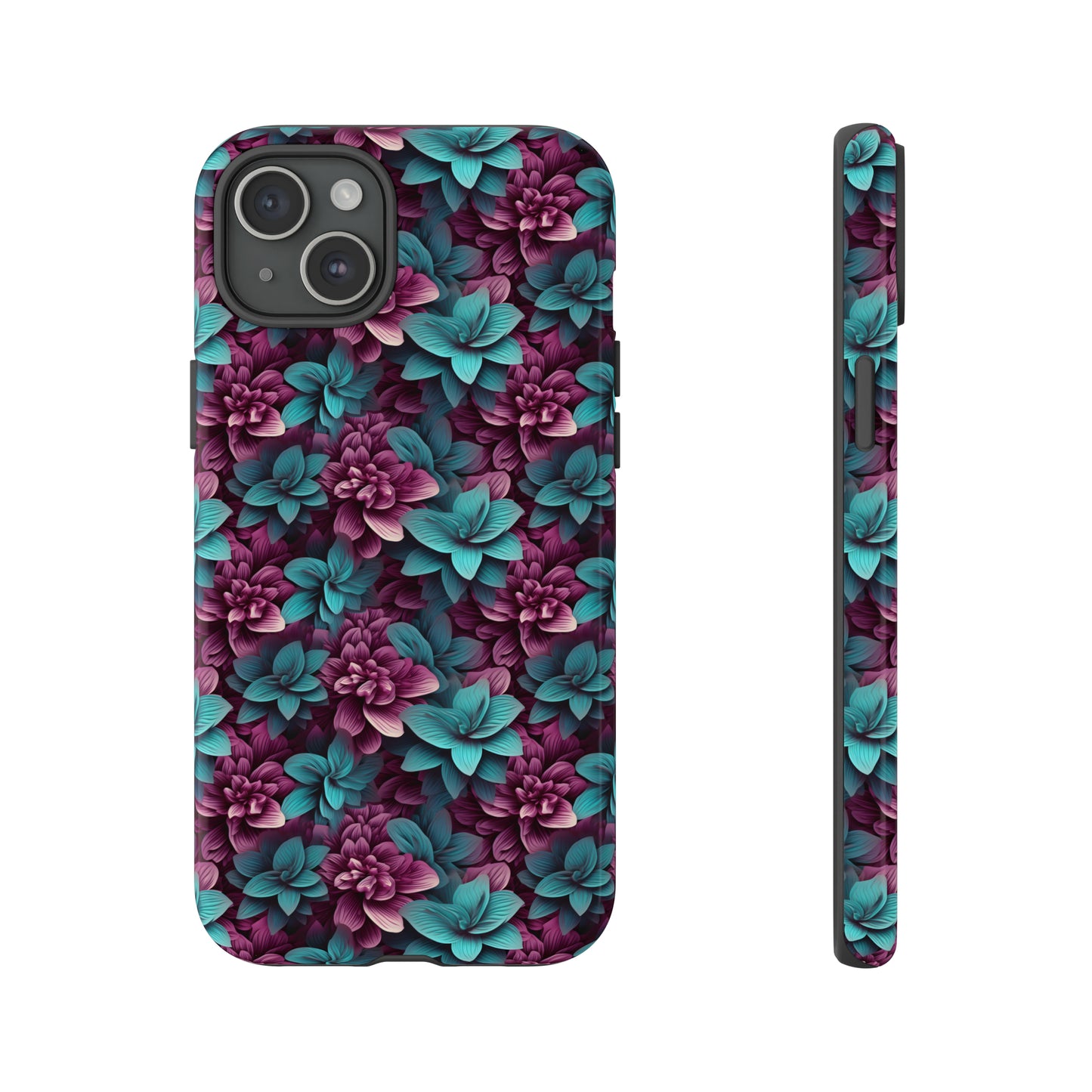 3D Flowers Tough Cases