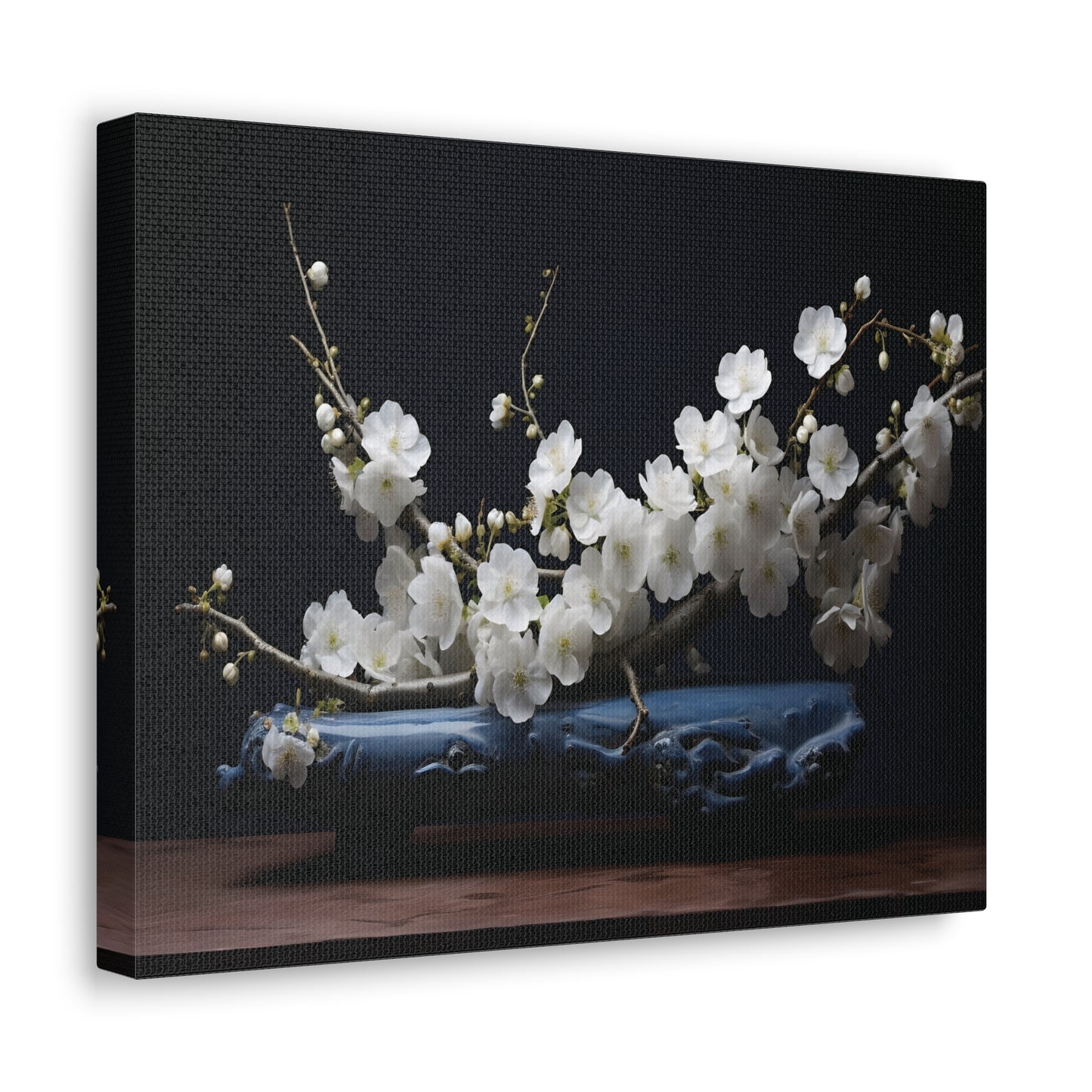 Wooden Branch of flowers Canvas Gallery Wraps