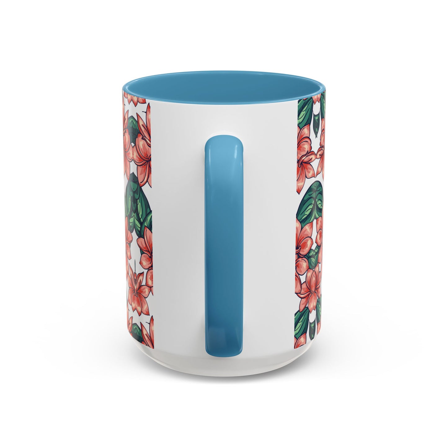 Floral Accent Coffee Mug