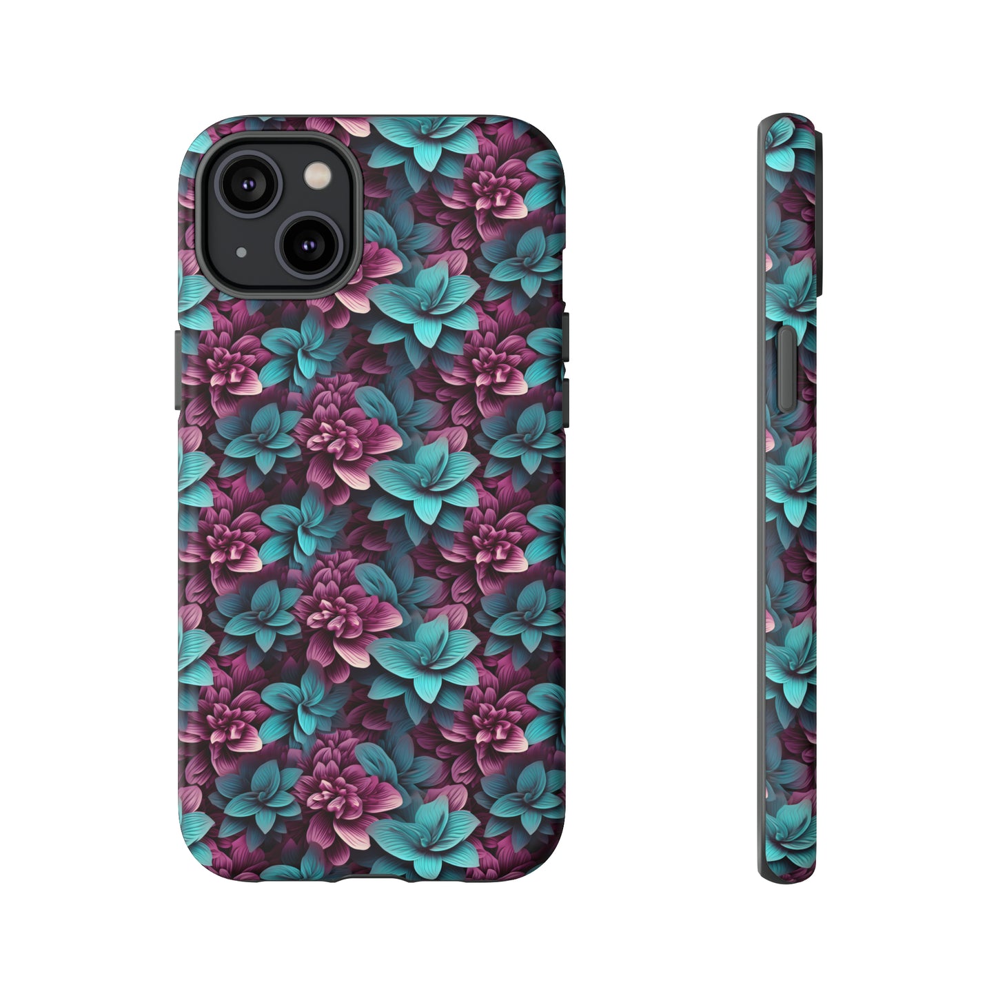 3D Flowers Tough Cases