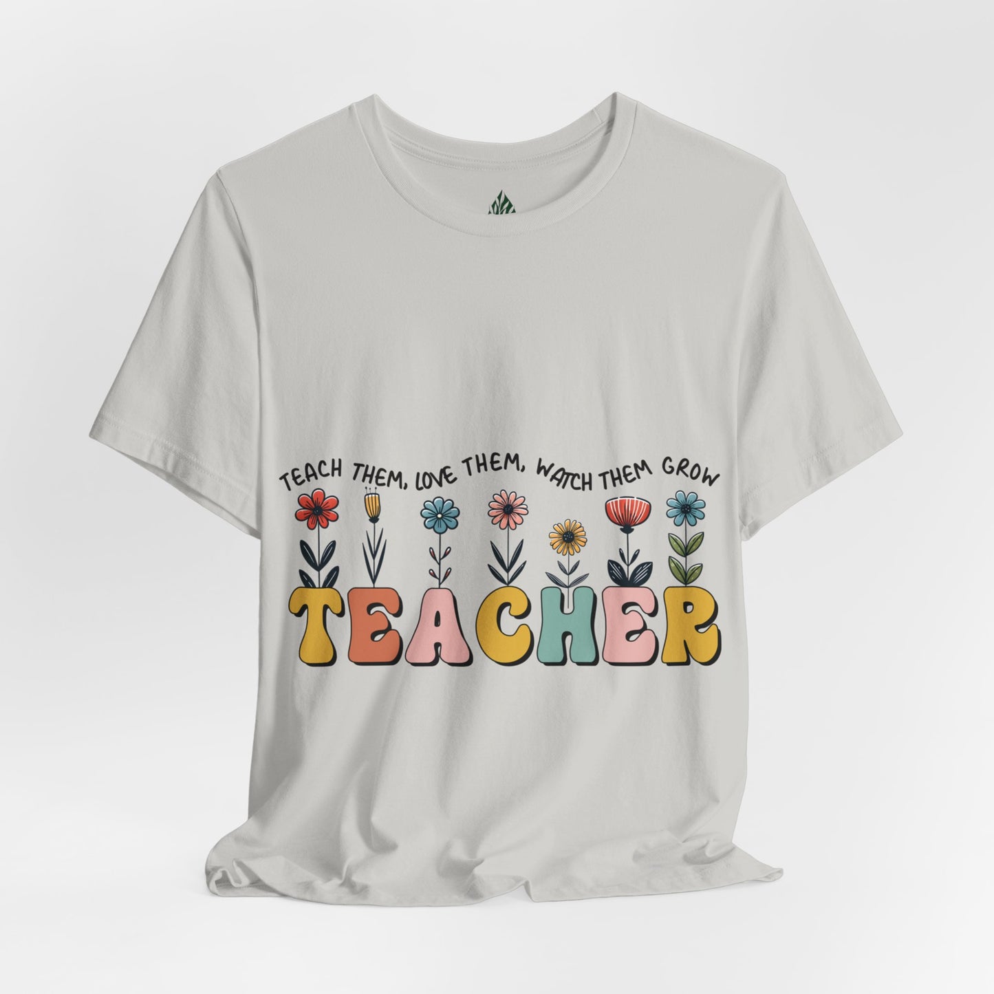 Teacher love them Unisex Jersey Short Sleeve Tee|Gift|Gift for lover|Gift for Mom|Gift for Girlfriend|Gift for Wife|Gift for Teacher|Teacher