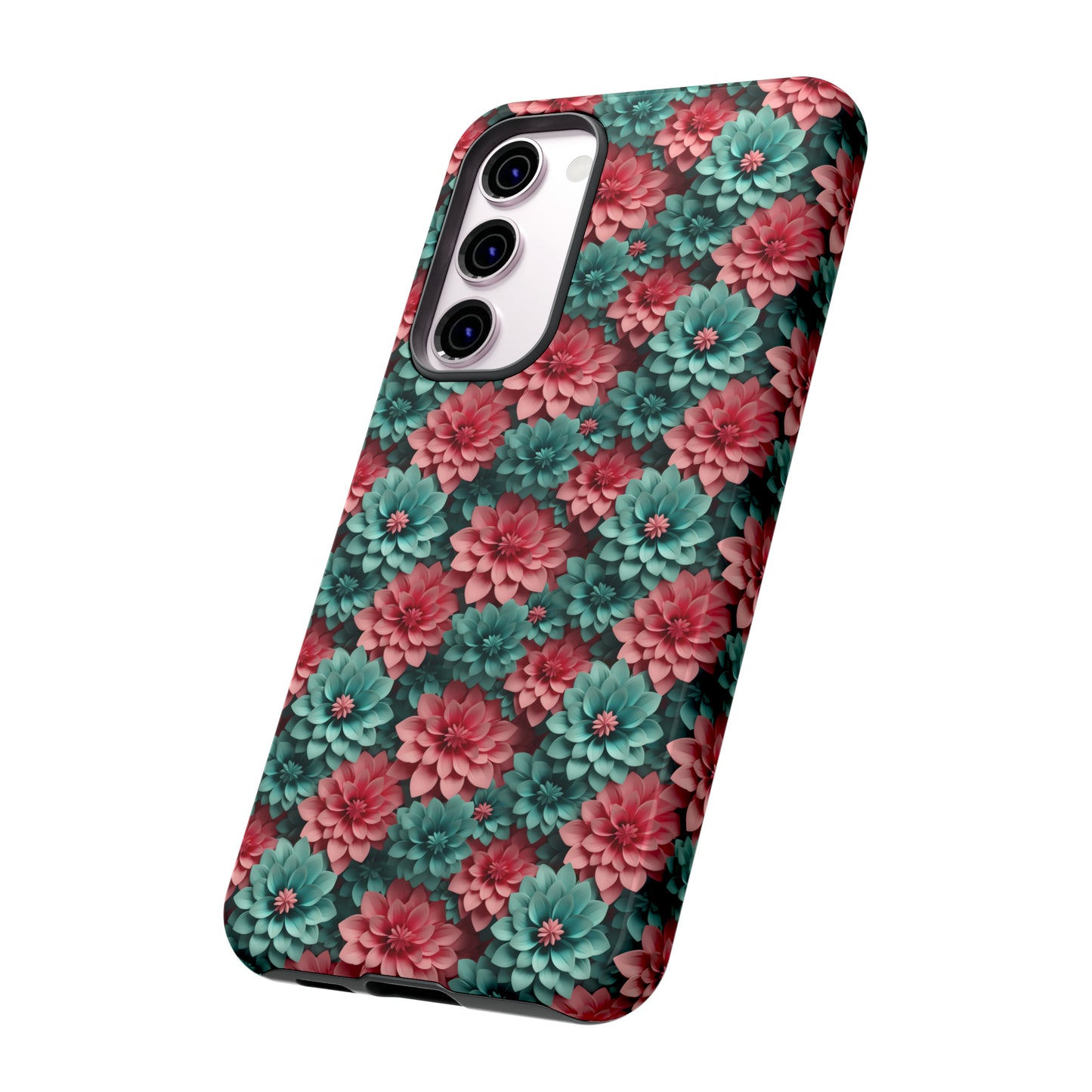 3D Flowers Tough Cases