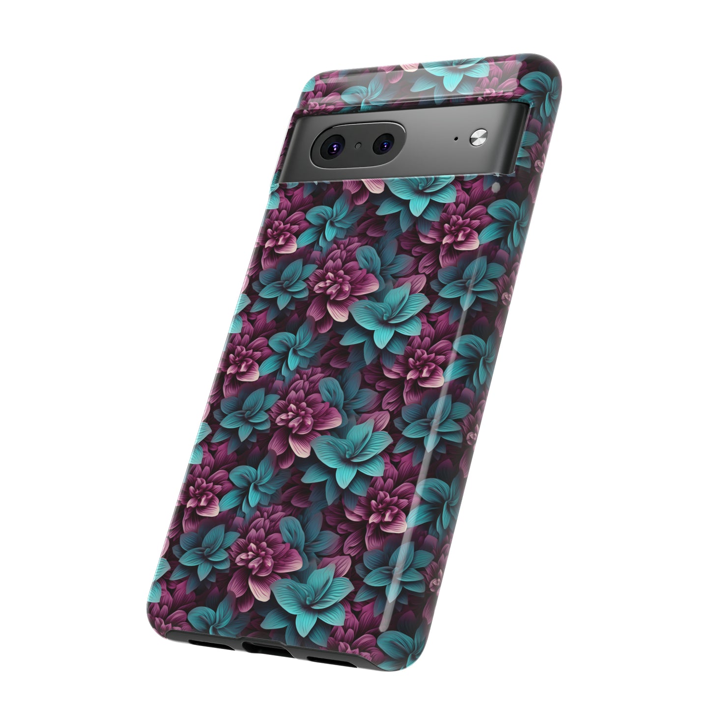 3D Flowers Tough Cases