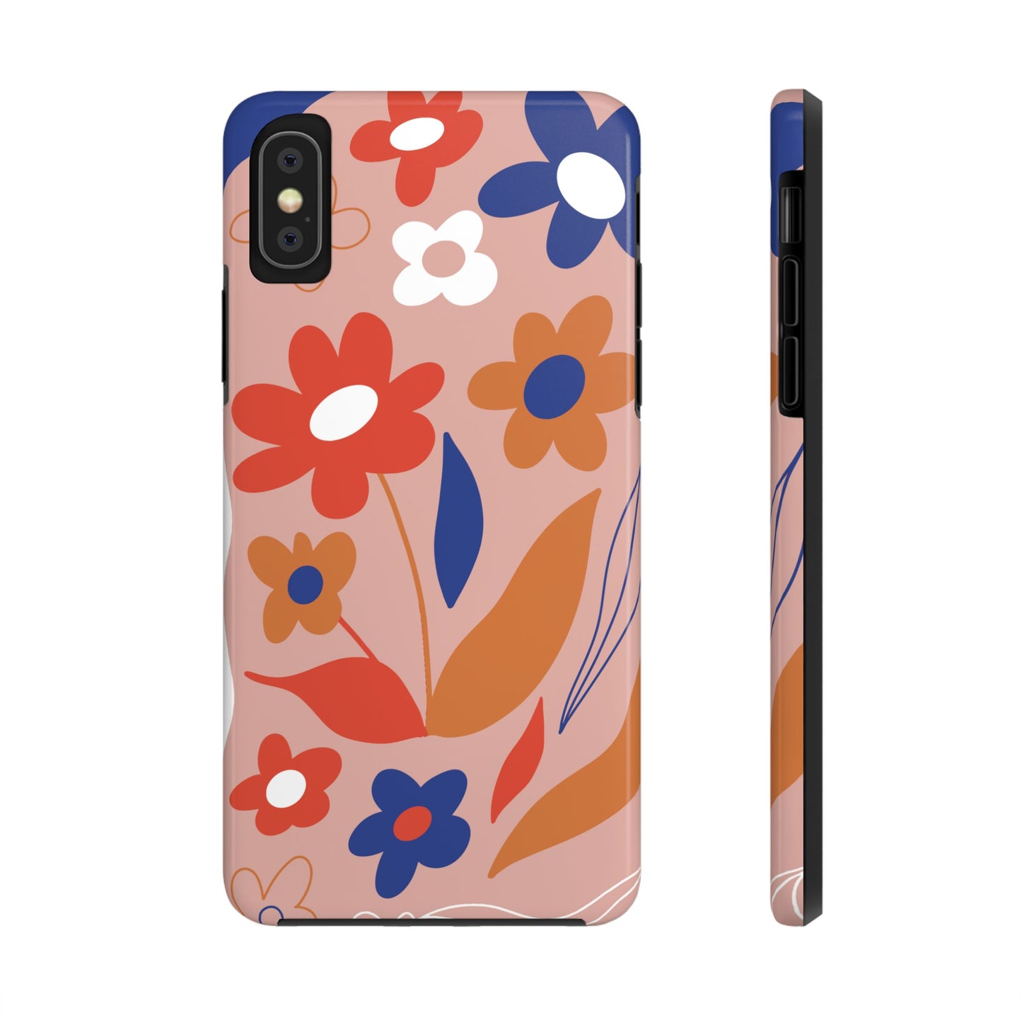 Phone Case, Floral Design, Protective Case, Cover, Strong, Durable, Custom Shell