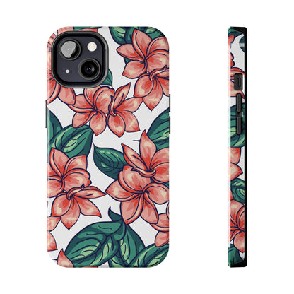 Phone Case, Floral Design, Protective Case, Cover, Strong, Durable, Custom Shell