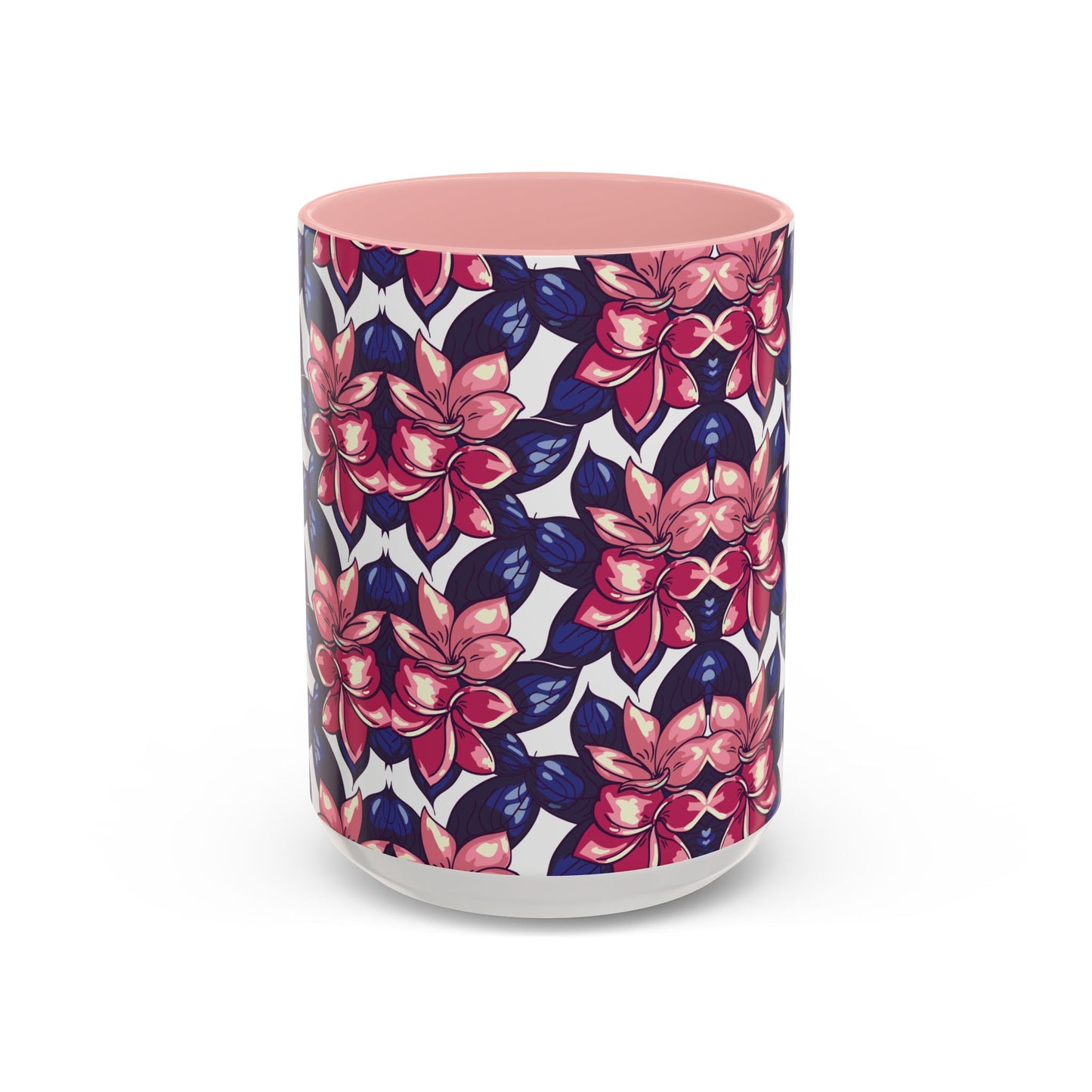 Floral Accent Coffee Mug