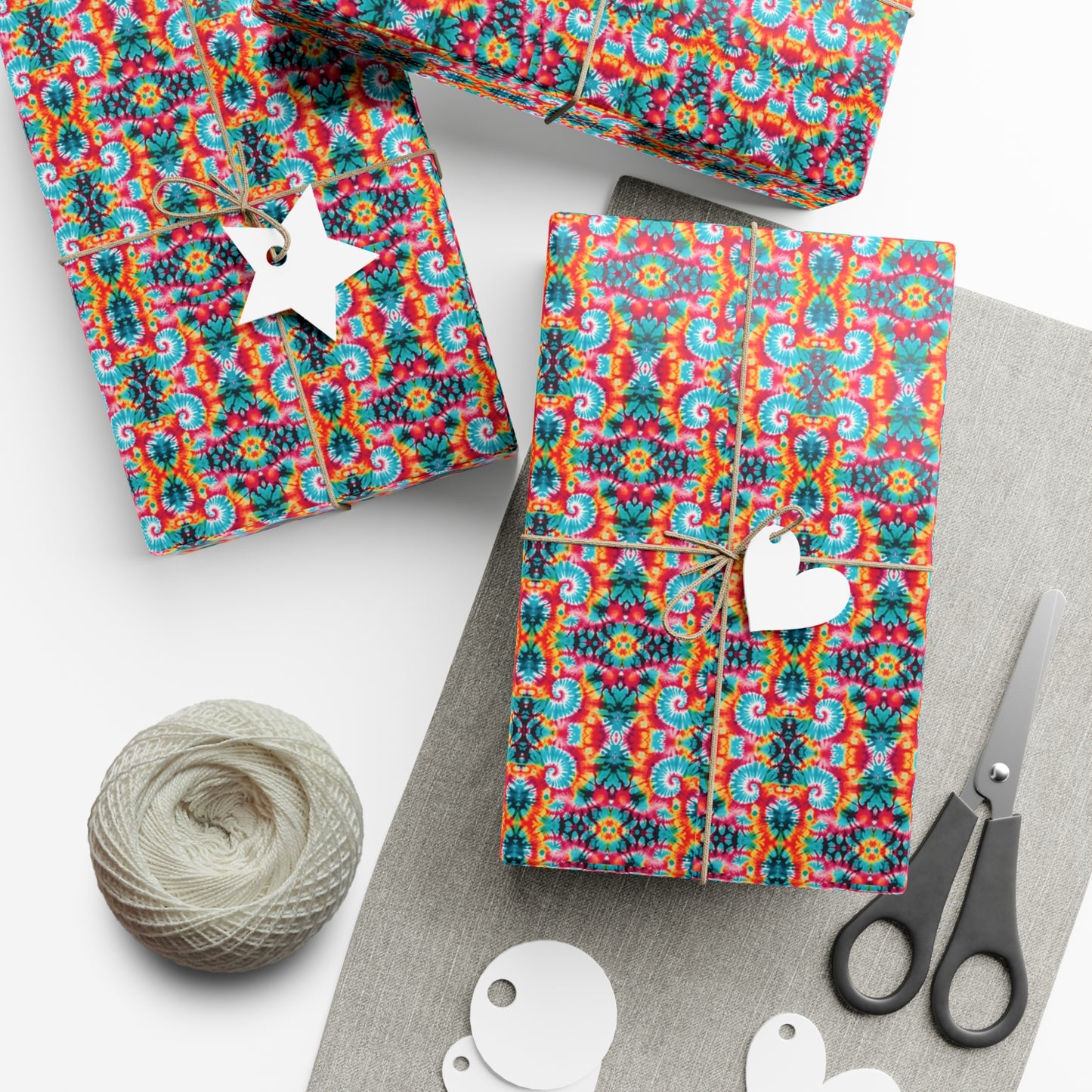 Colorful paint splatter pattern Gift Wrap Papers