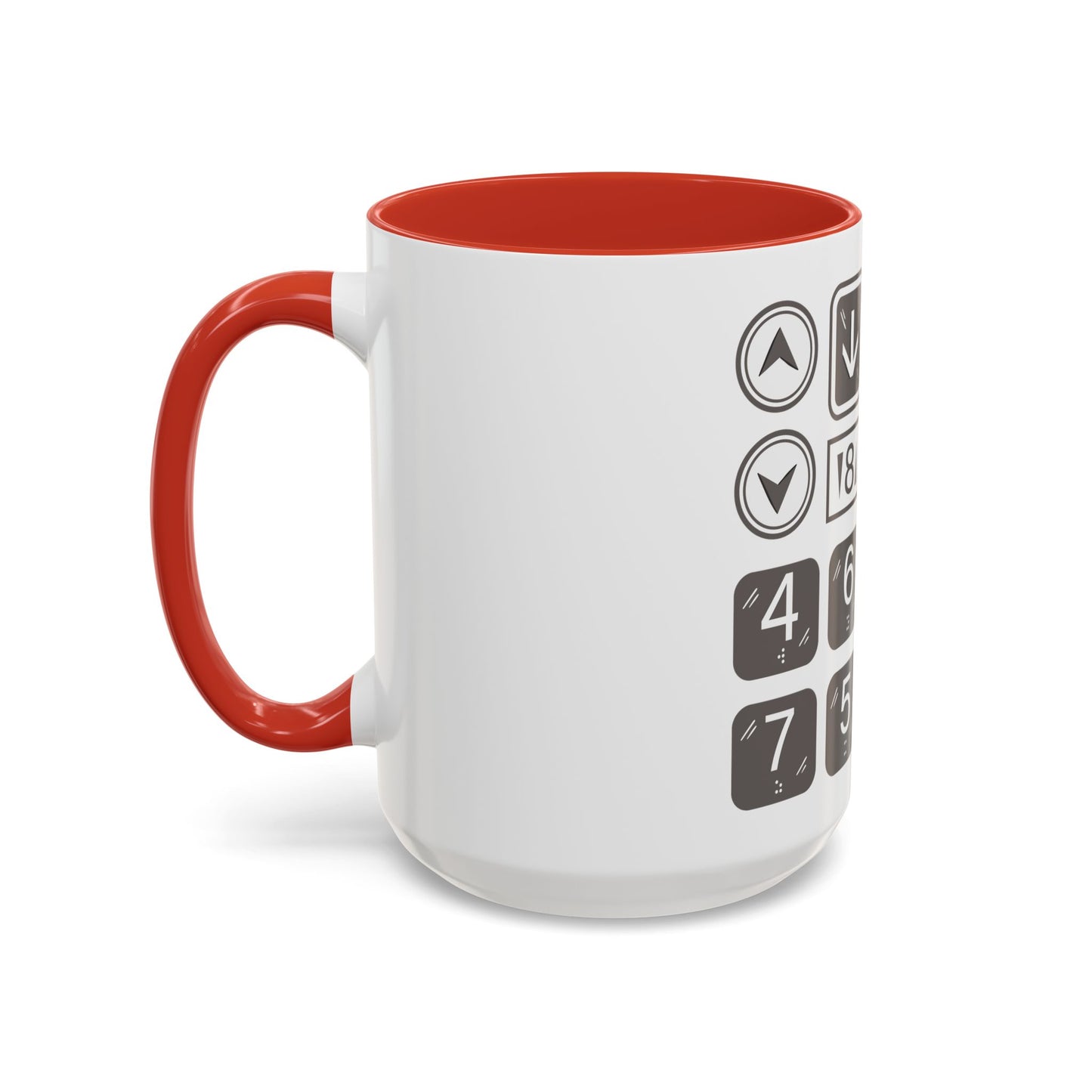 Elevators Signs Accent Coffee Mug