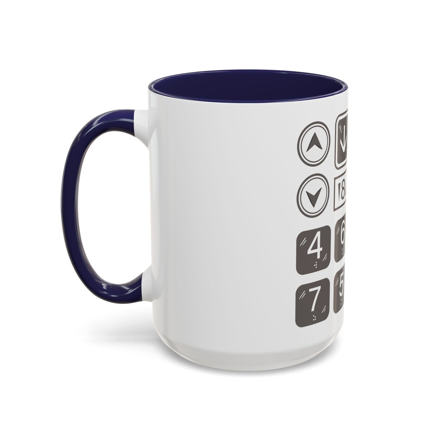 Elevators Signs Accent Coffee Mug