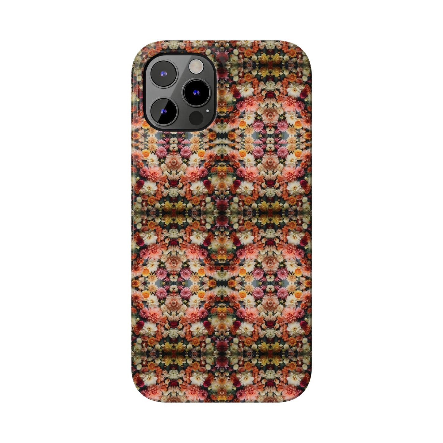 3D Flowers Pattern Slim Phone Cases