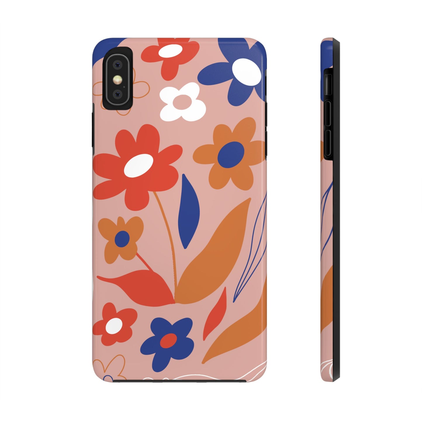 Phone Case, Floral Design, Protective Case, Cover, Strong, Durable, Custom Shell