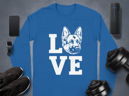Love German Shepherd Graphic Long Sleeve Shirt Product