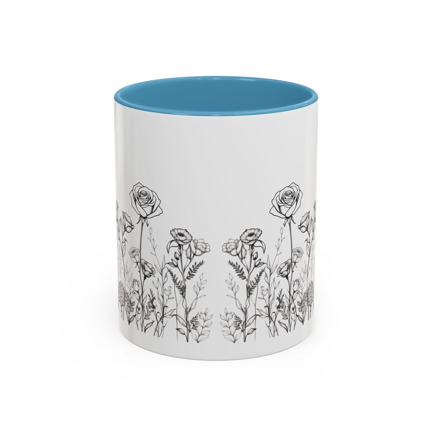 flowers Accent Coffee Mug (11, 15oz)