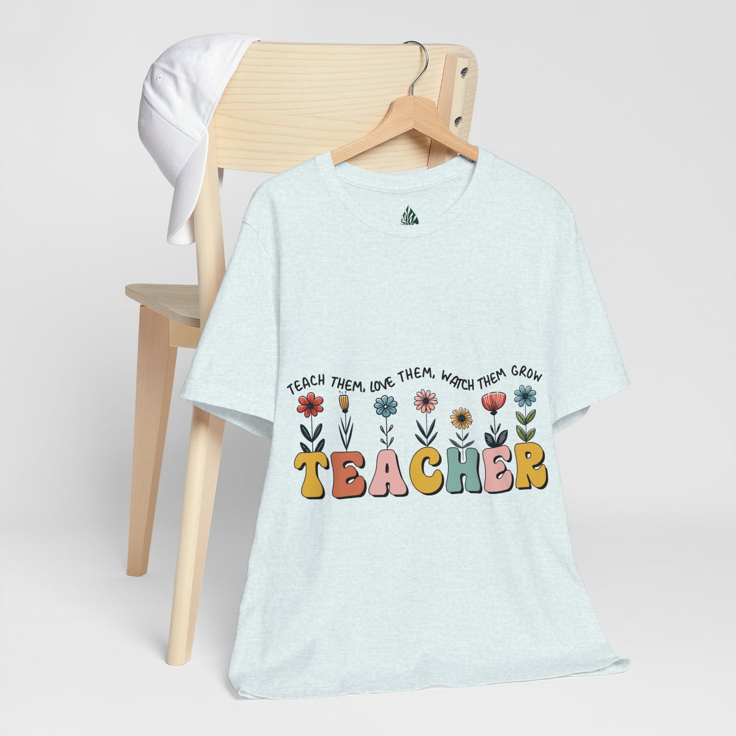 Teacher love them Unisex Jersey Short Sleeve Tee|Gift|Gift for lover|Gift for Mom|Gift for Girlfriend|Gift for Wife|Gift for Teacher|Teacher