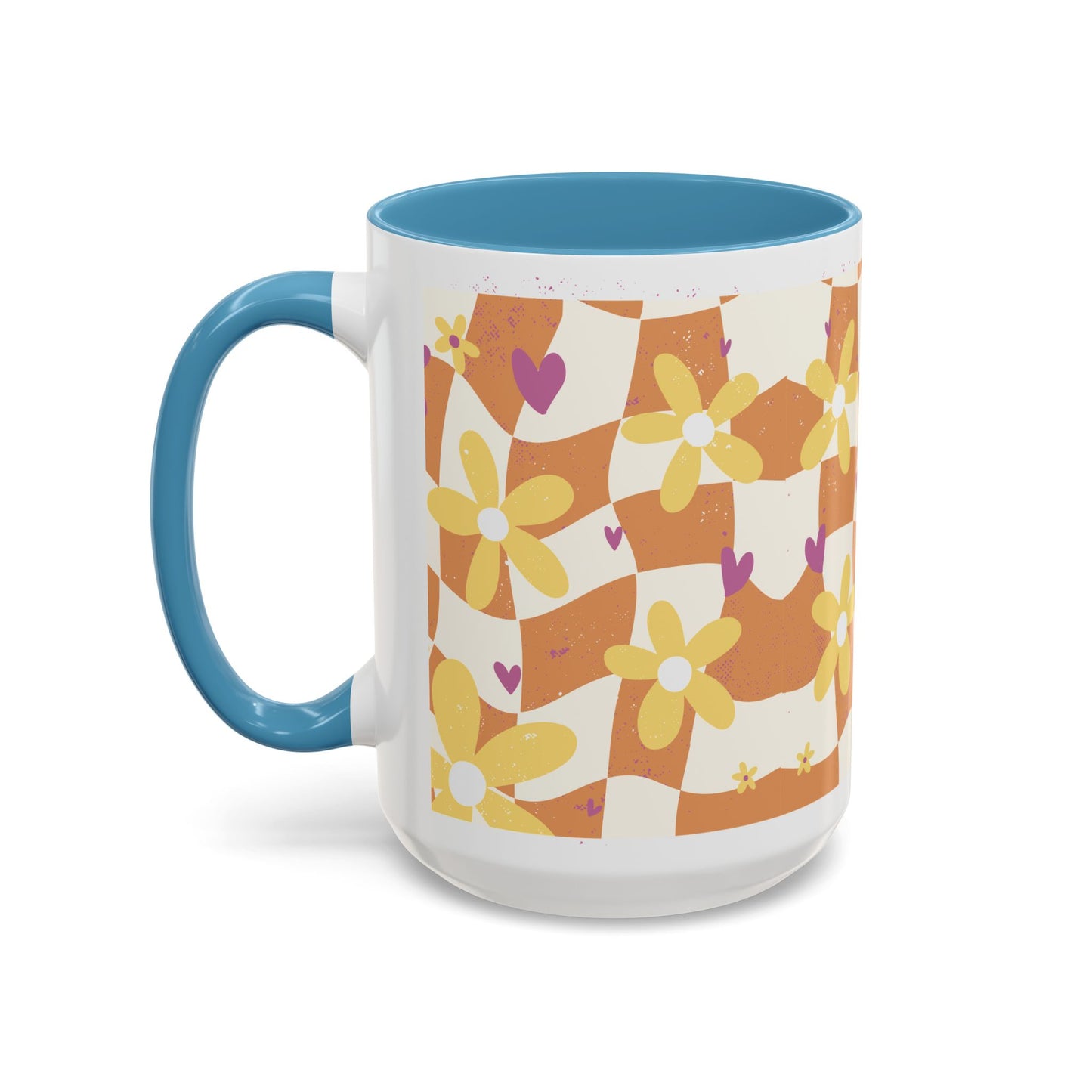 Floral Accent Coffee Mug