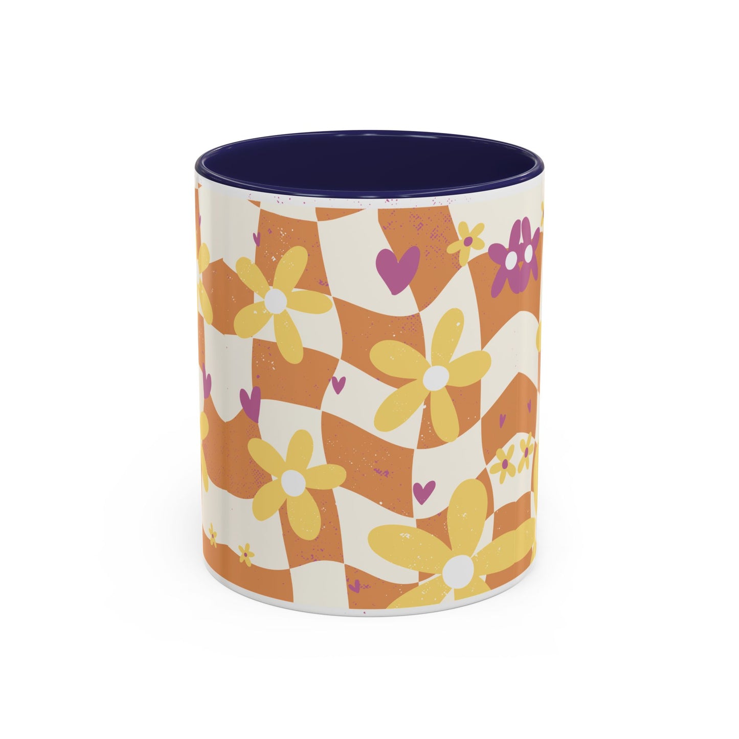 Floral Accent Coffee Mug