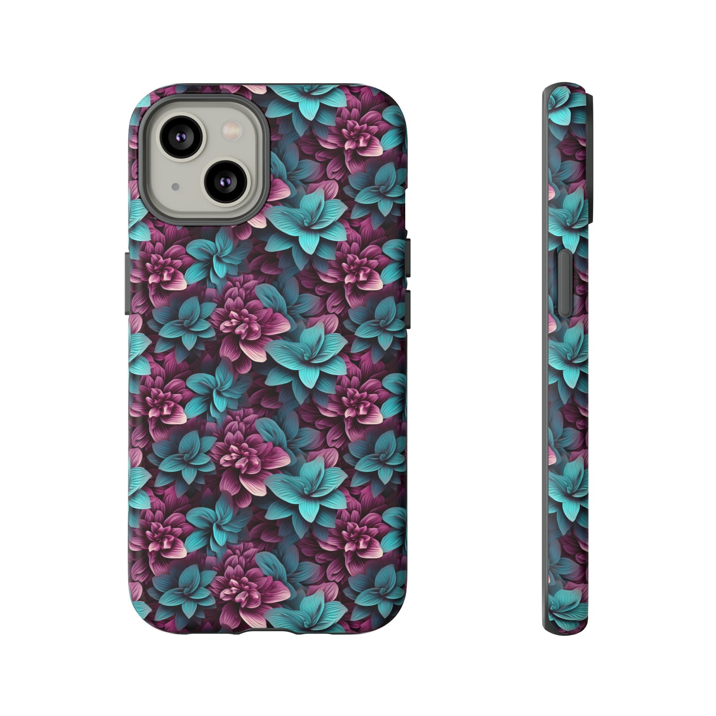 3D Flowers Tough Cases