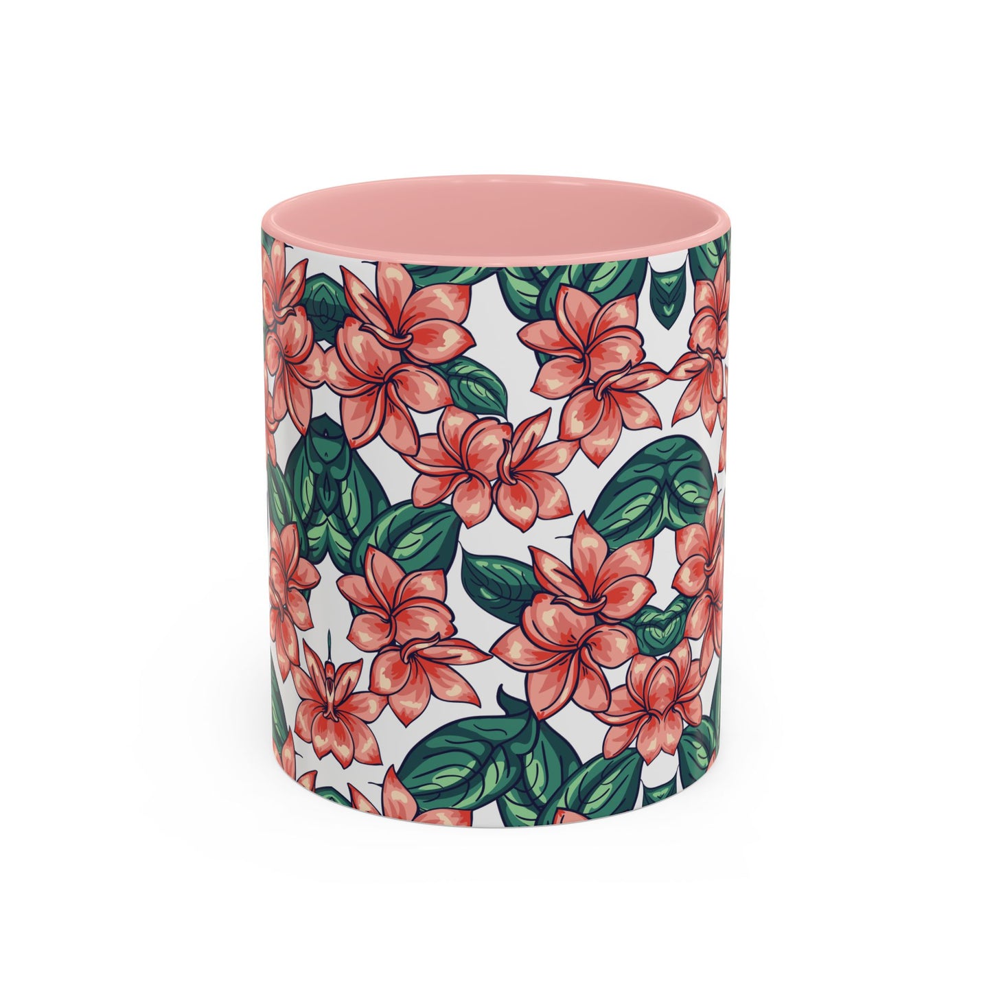 Floral Accent Coffee Mug