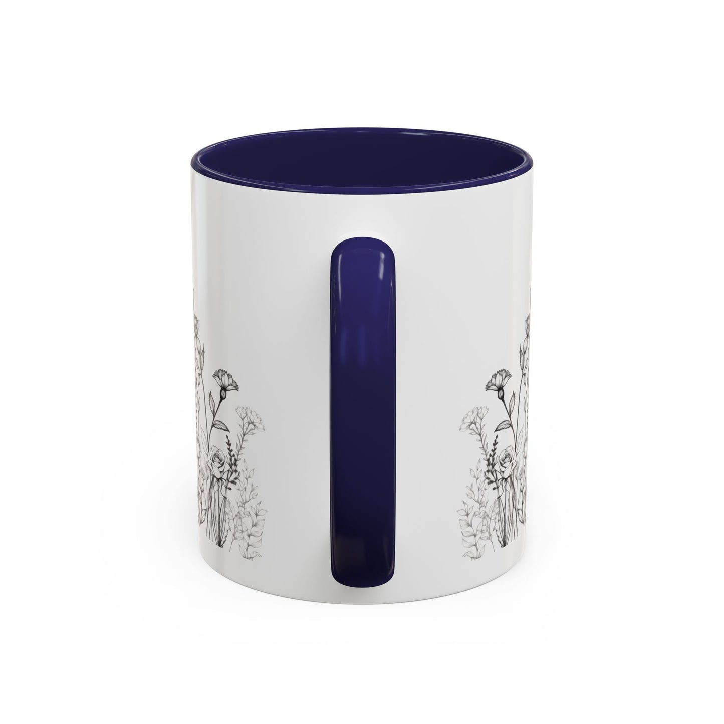 flowers Accent Coffee Mug (11, 15oz)