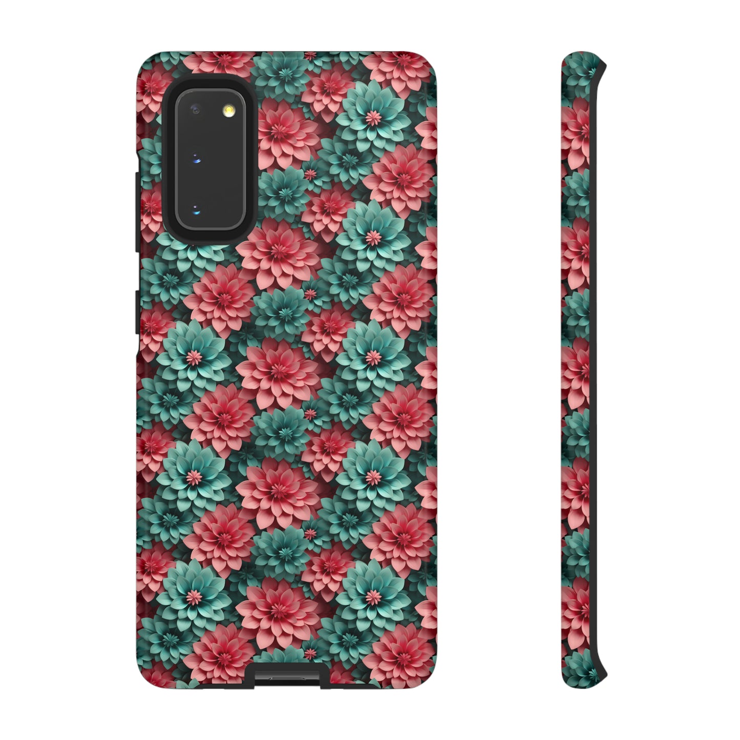 3D Flowers Tough Cases