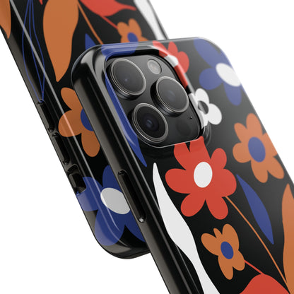 Phone Case, Floral Design, Protective Case, Cover, Strong, Durable, Custom Shell