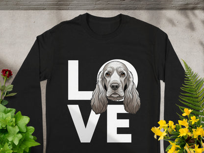 Love Dog Design Long Sleeve Shirt for Dog Lovers