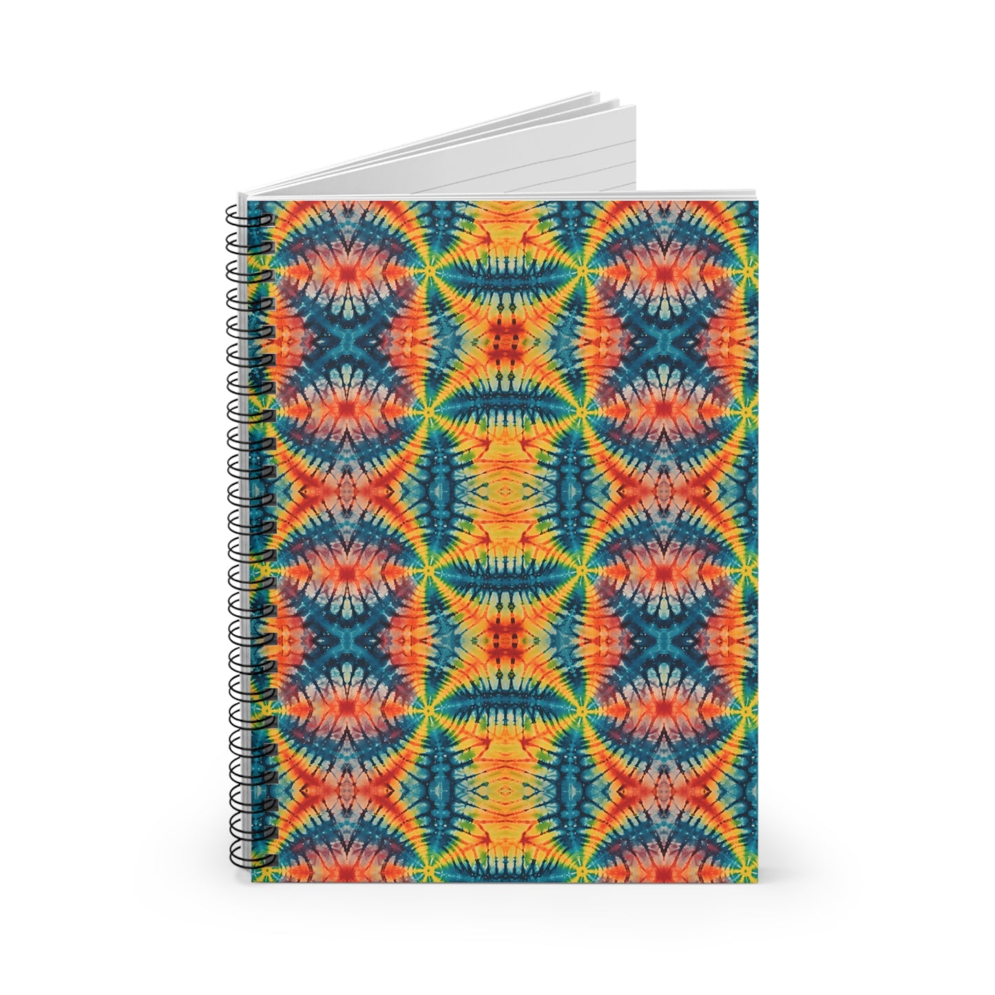 Colorful Paint Splatter Spiral Notebook - Ruled Line