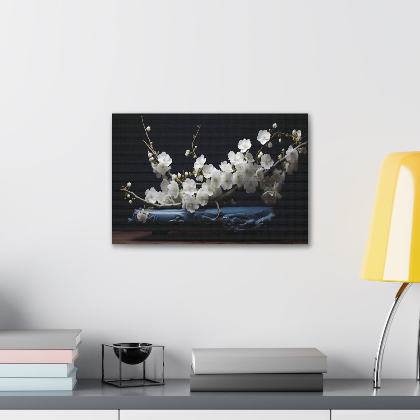 Wooden Branch of flowers Canvas Gallery Wraps