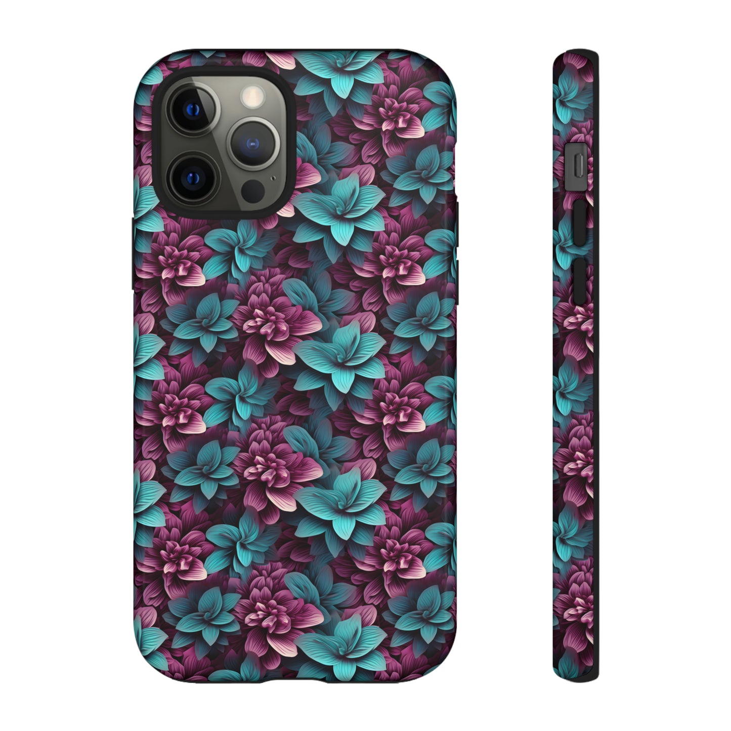 3D Flowers Tough Cases