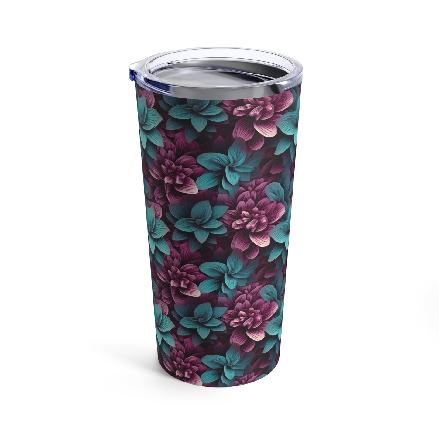 3D Flowers tumbler 20oz