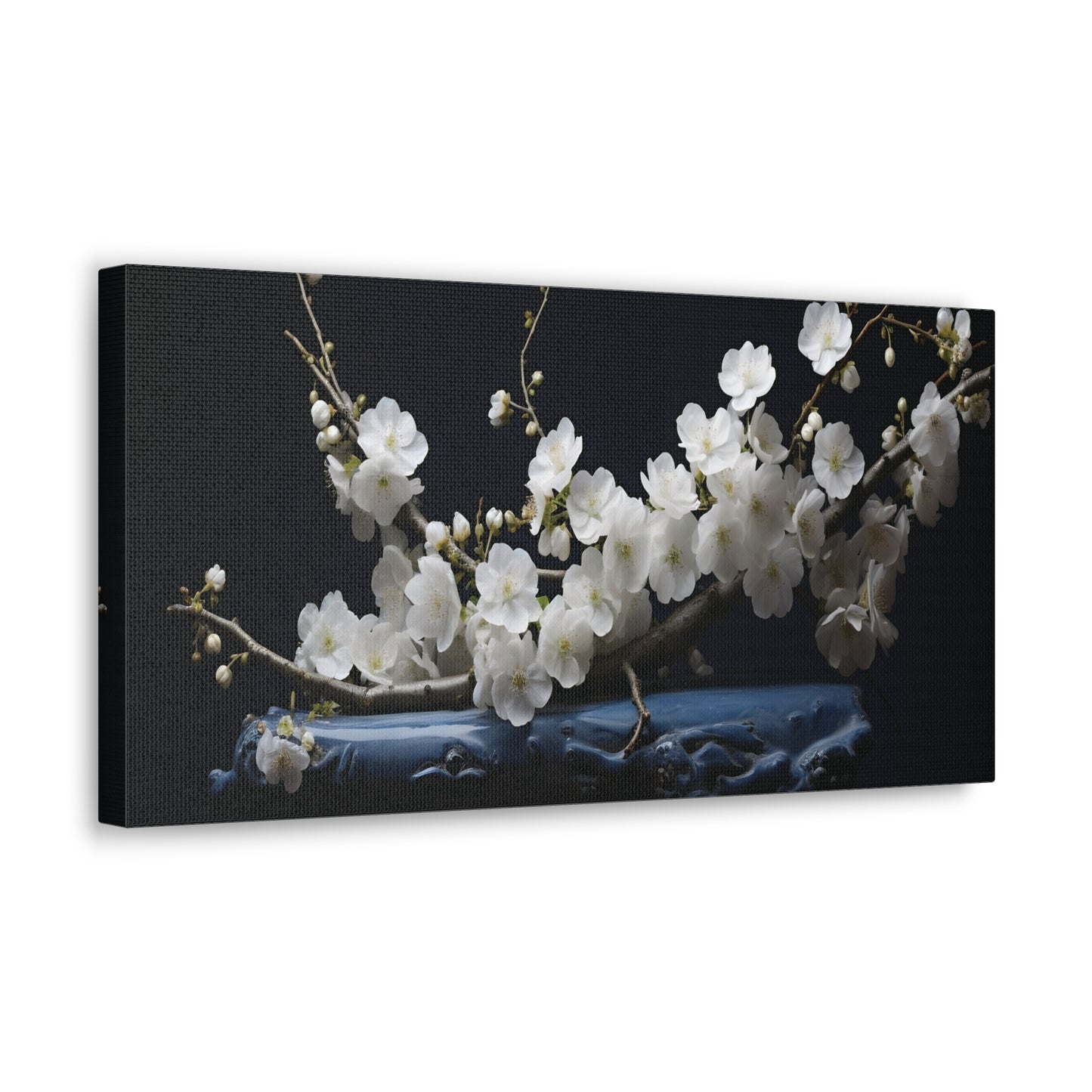 Wooden Branch of flowers Canvas Gallery Wraps