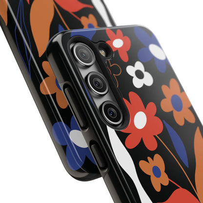 Phone Case, Floral Design, Protective Case, Cover, Strong, Durable, Custom Shell