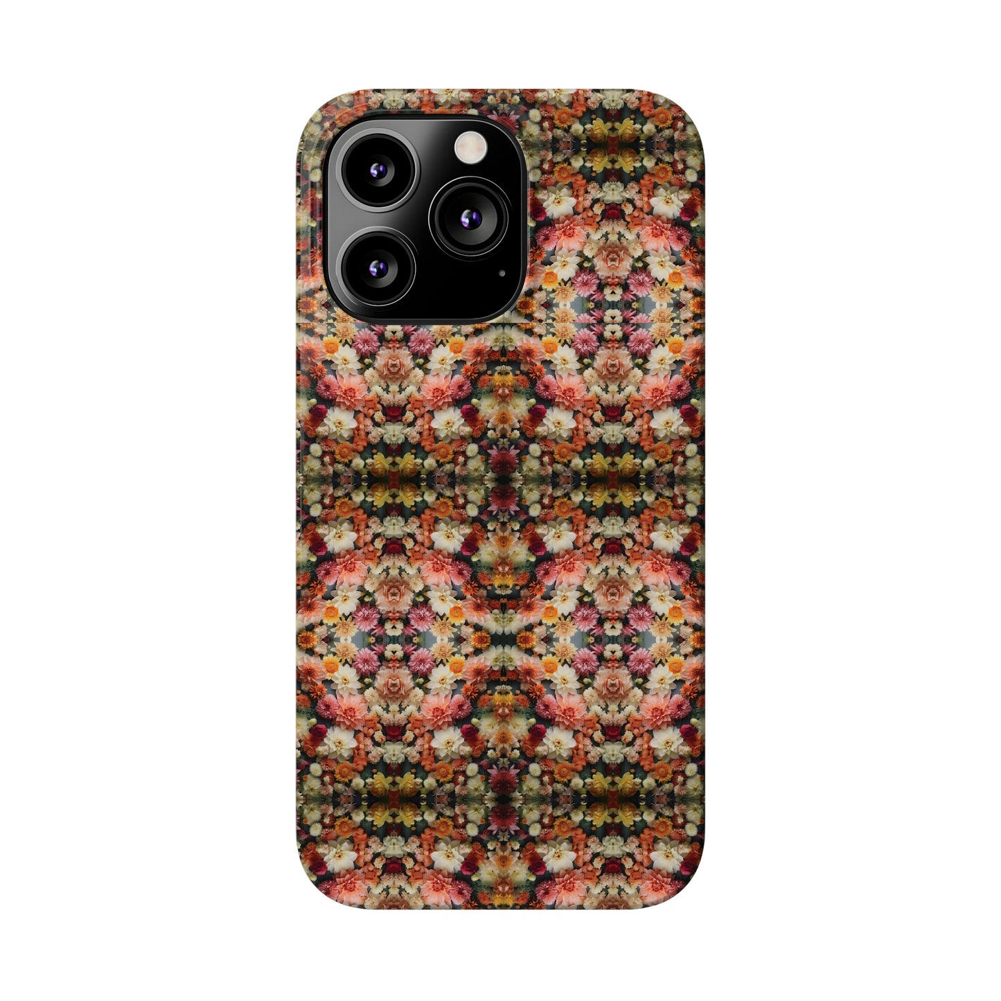 3D Flowers Pattern Slim Phone Cases