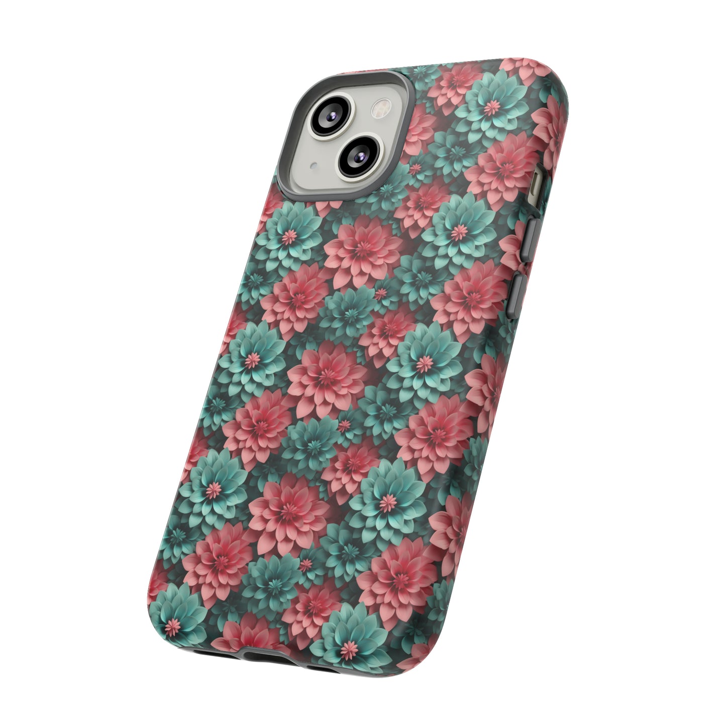 3D Flowers Tough Cases