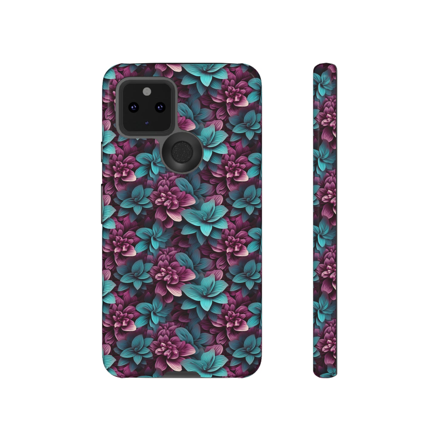 3D Flowers Tough Cases