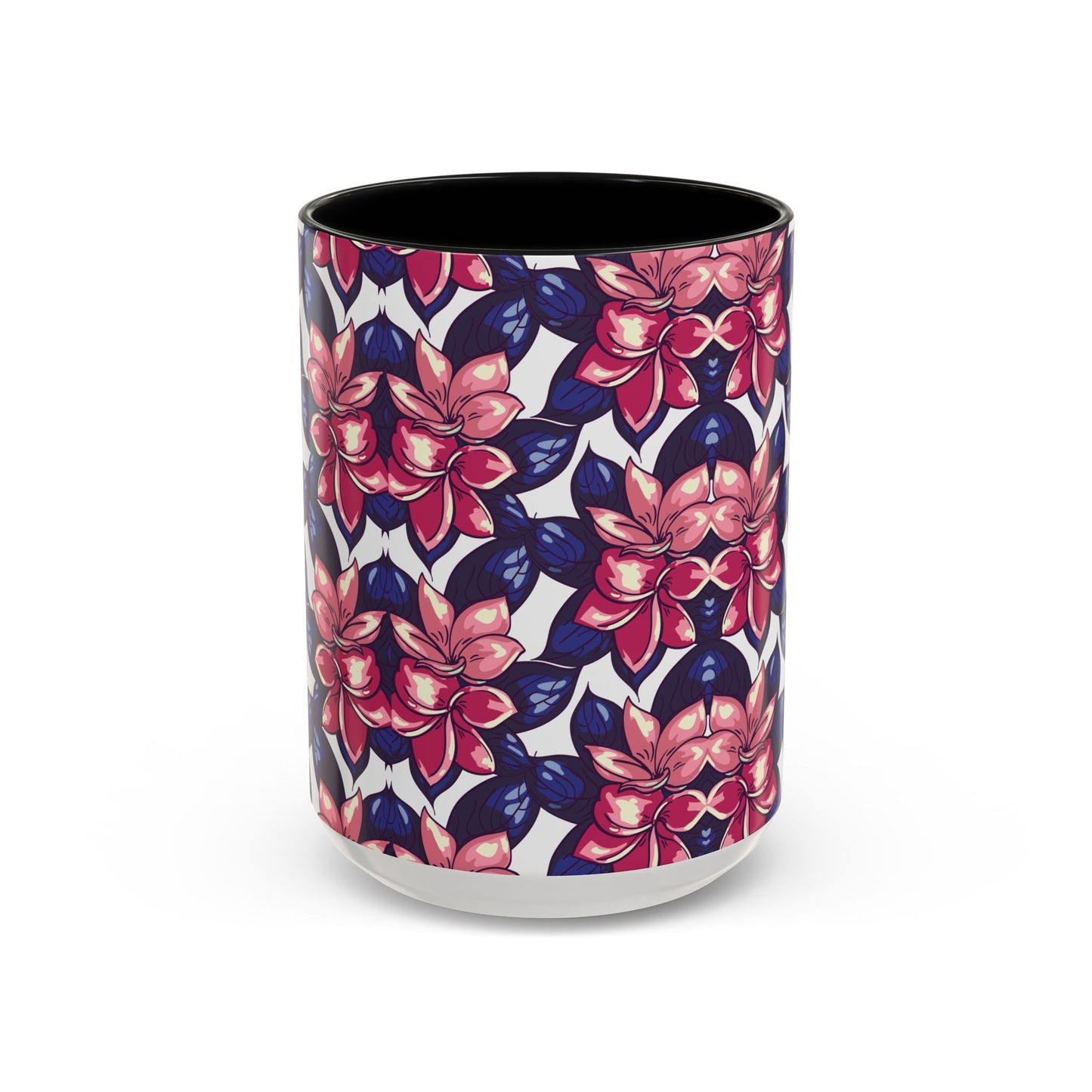 Floral Accent Coffee Mug